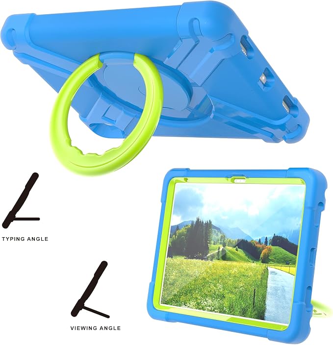 AKABEILA Compatible with Amazon Fire HD 8 2020/2022 Tablet Case，Rugged Kids Case with Stand Lightweight Shockproof Kids Friendly Tablet Cover Black