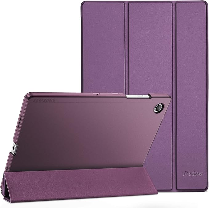 ProCase Smart Case for Galaxy Tab A8 10.5 Slim Stand Hard Back Shell Protective Smart Cover Case for Galaxy Tab A8 10.5 Inch 2022 SM-X200 X205 X207 -Black