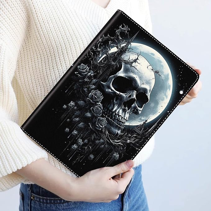 Case for iPad (A16) 11th Generation 11 Inch 2025 / iPad 10th Generation 10.9 Inch 2022 Ultra-Thin Multi-Angle Protective Cover with Auto Sleep/Wake A Dark Horse