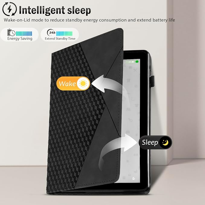 Case for FM 11 (13th Gen 2023) Multi-Angle Stand with Flexible Fixation Auto Wake/Sleep TPU Material (Brown)