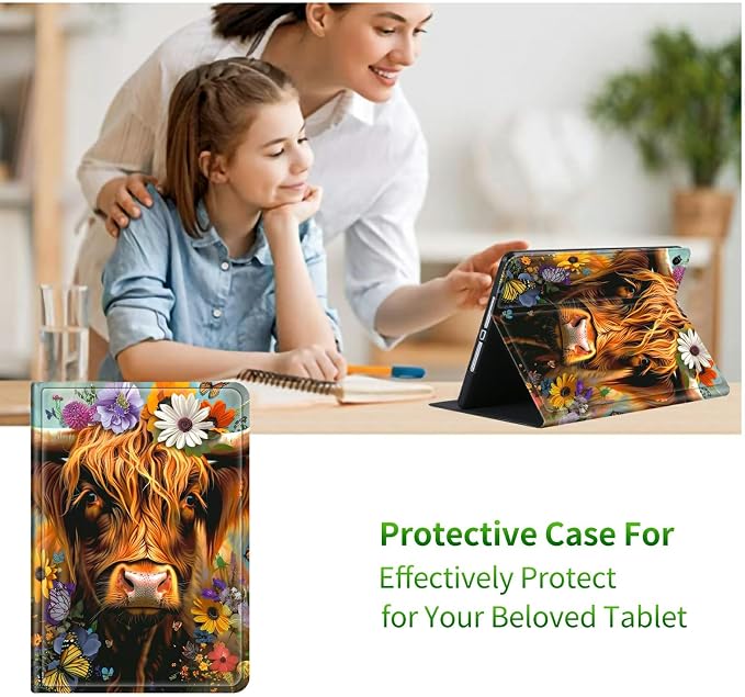 for 6 Kindle 11th Generation 2024/2022 Release Case (Model No: C2V2L3) E-Reader Multi-Angle Viewing Shockproof Smart Protective Case with Auto Wake/Sleep Baseball