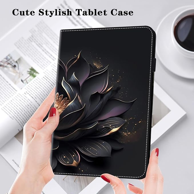 Case for Amazon Fire HD 10 and 10 Plus Tablet (13th/11th Generation 2023/2021 Release)PU Leather Slim Fit Folding Stand Cover - Brown Owl
