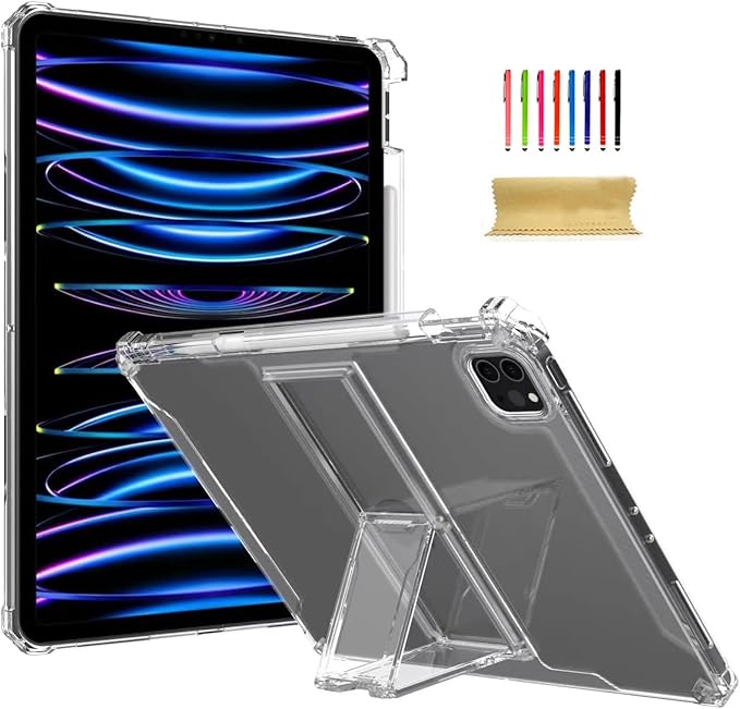 Dteck for iPad Air 3rd Gen (2019) / iPad Pro (2017) Case 10.5 Shockproof Protective Case with Kickstand Hard Plastic Shell 3-Layer Protection Drop Proof Sturdy Rugged Tablet Cover (Aqua+Rose)