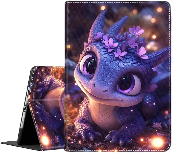 Case for New iPad (A16) 11th Generation 11 Inch 2025 for iPad 10th Generation 10.9 2022 Multi-Angle Smart Stand Cover Auto Sleep/Wake Halloween Panda Wizard and Pumpkin