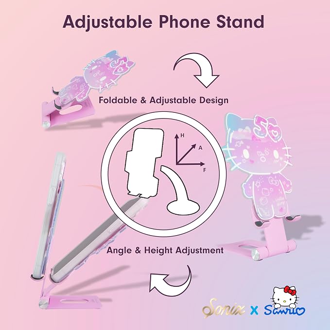 Sonix x Sanrio Character Phone Stand | Adjustable Cell Phone Holder Desk Stand Dock | Badtz Maru