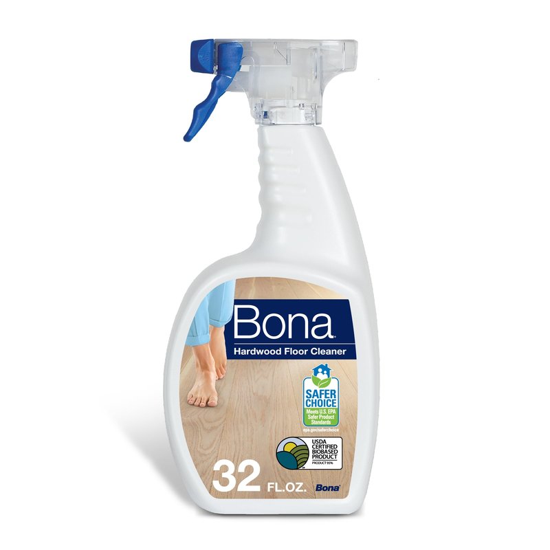 Bona Hardwood Floor Cleaner Spray - 32 fl oz - Residue-Free Floor Cleaning Solution for Wood Floors