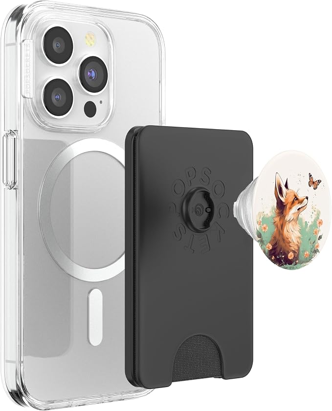 Fox Butterfly Forest Animal PopSockets Adhesive PopGrip