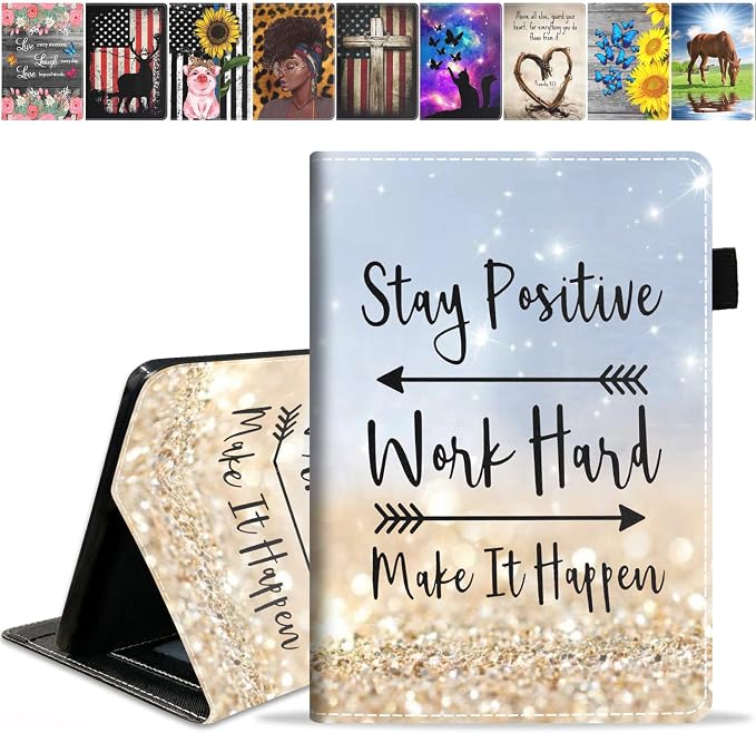 Case for Amazon Kindle Fire HD 10 &amp Fire HD 10 Plus Tablet (11th Generation 2021 Release) Premium PU Leather Stand Cover with Smart Auto Wake American Flag Deer