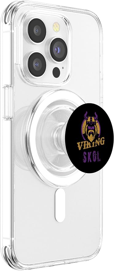 Skol Vikings Scandinavian Warrior Nordic Viking North King PopSockets Adhesive PopGrip