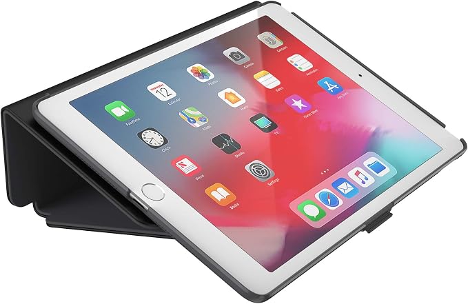 Speck Products StyleFolio iPad Air Case (2019) and Stand Also Fits iPad PRO 10.5 Inch Black/Slate Grey/Slate Grey