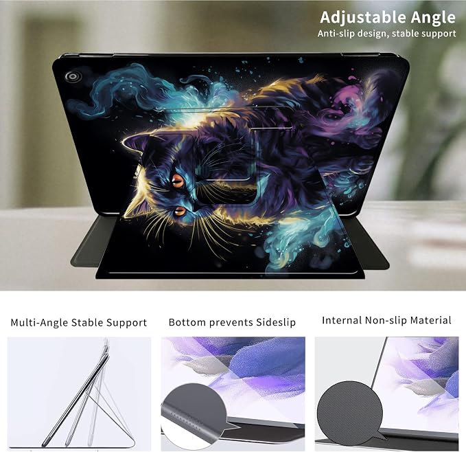 for iPad 9th Generation Case (2021)/8th Gen (2020)/ 7th Gen (2019) 10.2 Inch-360 Degree Rotating Multi-Angle Viewing Protective Cover with Auto Sleep/Wake-Art Mandala Flower