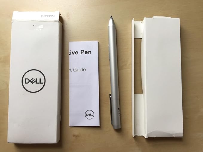 Dell Active Pen Stylus Silver PN338M for Dell Inspiron 13 and Inspiron 15 2-in-1 (Touch Screen Models Only Must Support Active Pen)