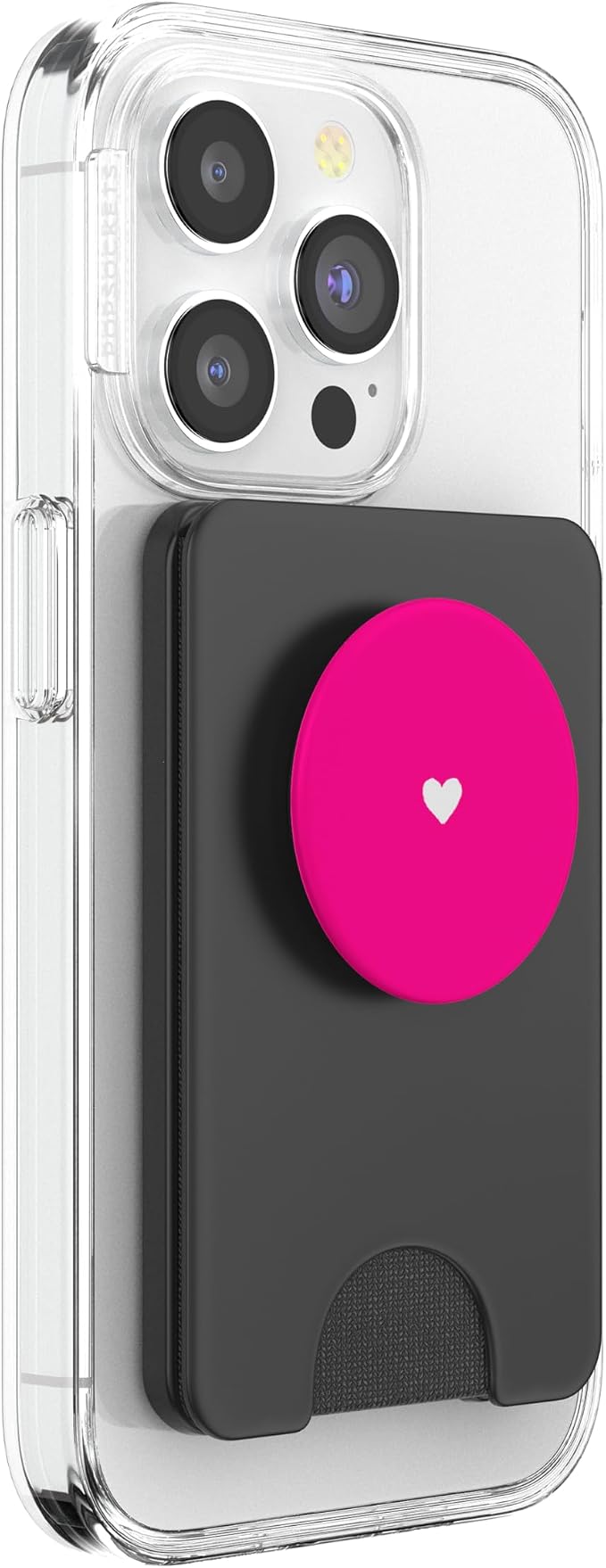 Hot Pink Heart PopSockets PopGrip for MagSafe