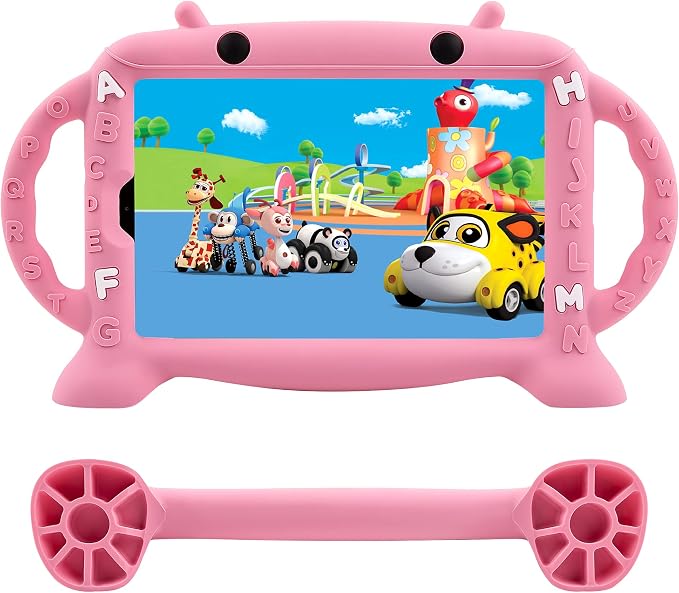 Case for Samsung Galaxy Tab A 8.4 SM-T307 (2020) - Shockproof Silicone Kids Friendly Soft Protective Cover with Handles for Galaxy Tab A 8.4 2020 Release - Stands on Its Own (Blue)