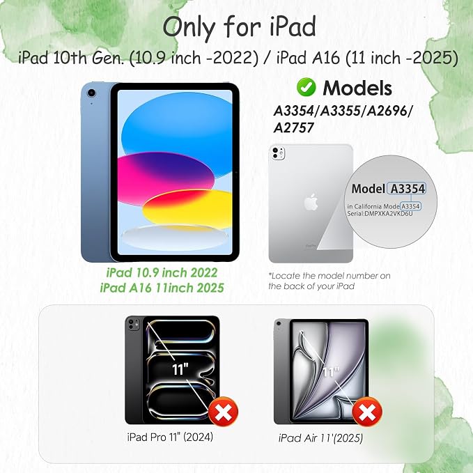 PandaShield 2-Pack Privacy Screen Protector Easy-Installation Box for iPad 11th/10th Gen. A16 (11/10.9 Inch 2025/2022) Anti-Spy Bubble Free Scratch Resistant Apple Pencil Support
