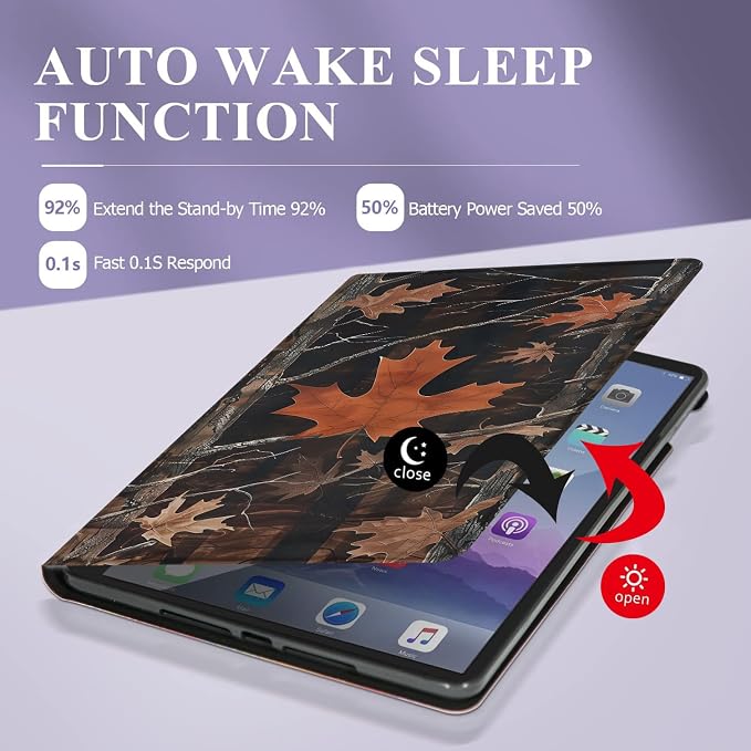 Case for Samsung Galaxy Tab A11 + Plus/A9 + Plus 11 Inch 2025/2023 Ultra-Thin Multi-Angle Protective Cover with Auto Sleep/Wake Black Cat and the Blue Flower