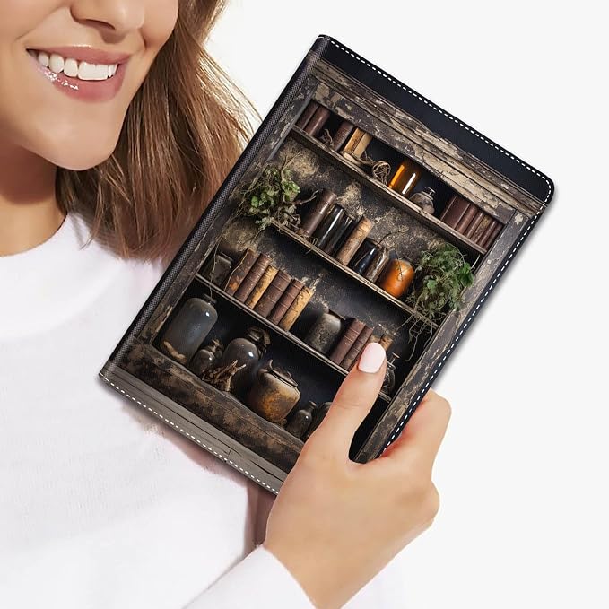 Case for iPad (A16) 11th Generation 11 Inch 2025 / iPad 10th Generation 10.9 Inch 2022 Ultra-Thin Multi-Angle Protective Cover with Auto Sleep/Wake A Dark Horse