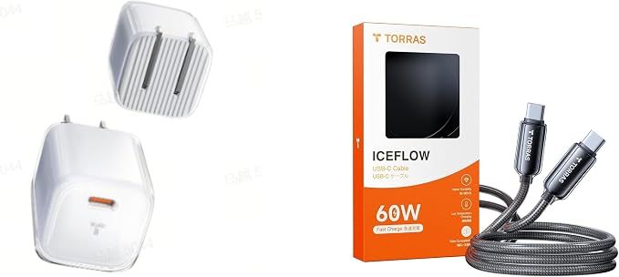 TORRAS Low Temp 30W USB C Charger &amp USC C to USB C Cable — Buy Together to Save 15%