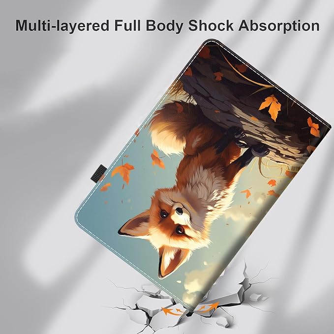 Case for Amazon Kindle Fire Max 11 Case (13th Gen 2023 Release) 11，Slim Fit Foldable Standing Cover Case with Auto Sleep/Wake for Fire 11 Max Tablet，Skull and Fire