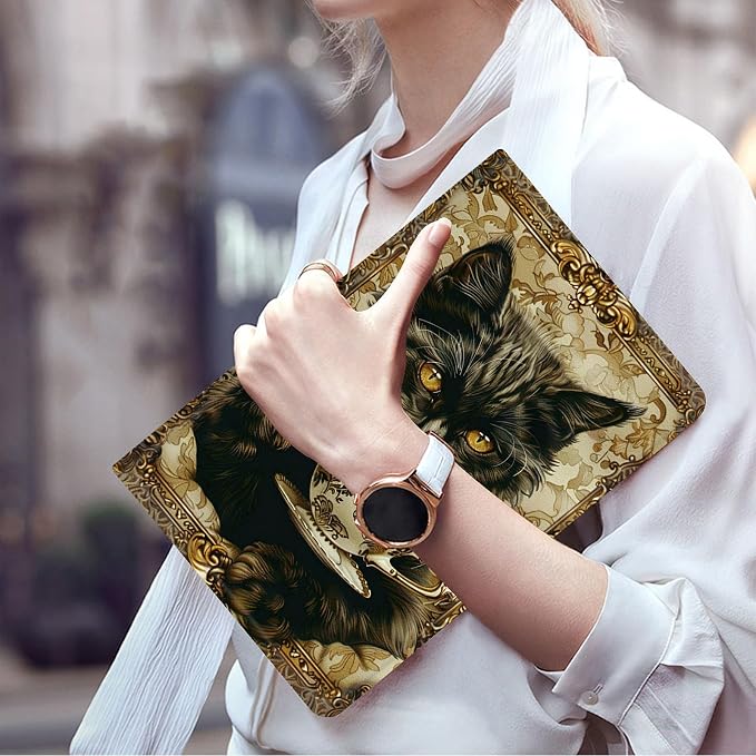 FUYOCWE for iPad Pro 13 Inch Case (M47th Generation2024 Model A2925A2926A3007)PU Leather Slim Folding Stand Case for iPad 13 7th GenAuto Sleep Wake Cover -A Dream Catcher Wolf