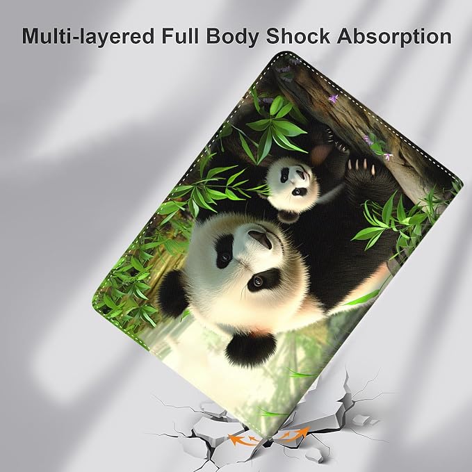 Vintage Floral Astronaut iPad 9th Gen Case - 10.2 Inch Standing Cover with Auto Sleep/Wake