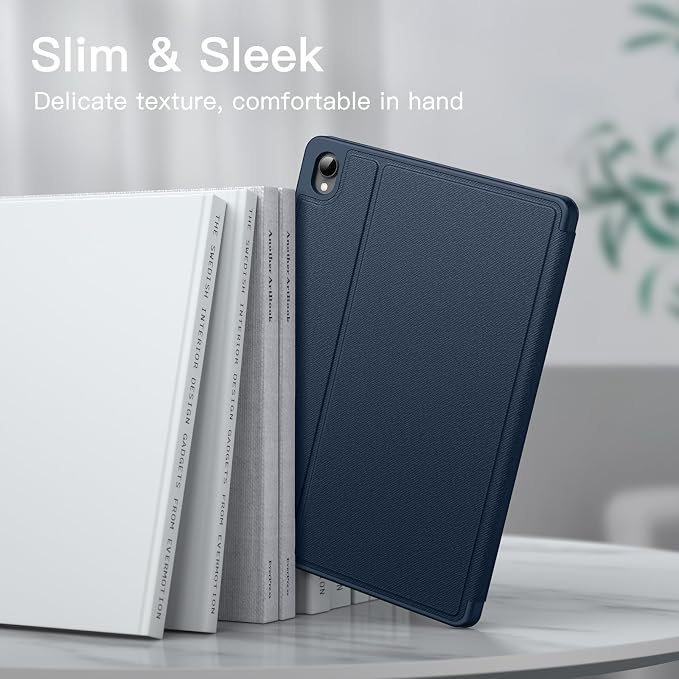 JETech Folio Case for Samsung Galaxy Tab S11 Black | Multi-Angle Stand Cover S Pen Holder Slim Protective Cover Auto Wake/Sleep