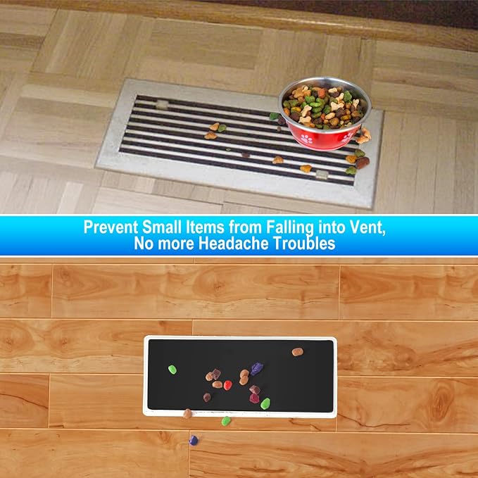 Magnetic Floor Register Vent Covers, 4 x 10 Inch Superior Hold Vent Covers