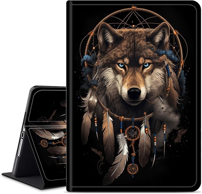 Case for 7 All-New Kindle Paperwhite (12th Generation 2024) and Kindle Colorsoft Signature Edition CoverSlim PU Leather Smart Cases with Auto Wake/Sleep-Black Cat Night Sky