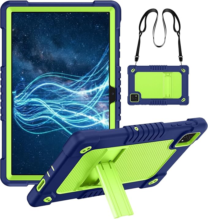 for Revvl Tab 5G Tablet Case 10.36 inch 2023for T-Mobile Revvl Tab 5G Tablet CaseHeavy Duty Shockproof Cover with Strap Kickstand for T-Mobile Revvl Tab 5G 10.36 inch (Black)