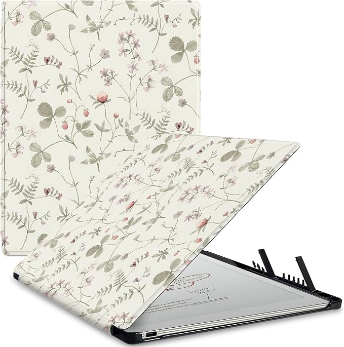 Case for Remarkable Paper Pro Tablet 11.8 (Released in 2024) Hard Back Shell Protective Book Folio Cover with Built-in Pen Holder with Auto Sleep/Wake Function.