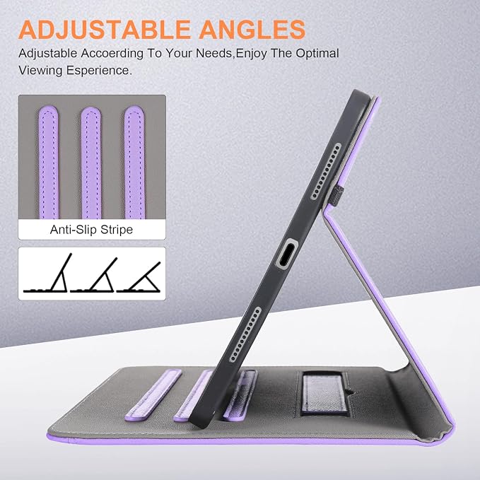 for iPad A16 Case 11 Inch 2025Cover for iPad 10th 11th Generation Case with Pencil HolderBlack