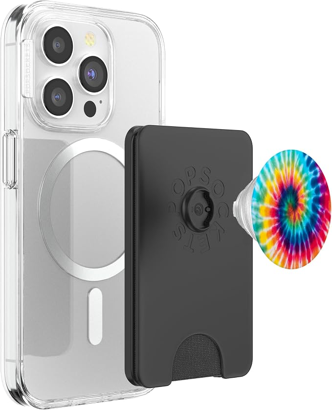 Tie Dye Rainbow Cute Rainbow Tie Dye Swirl Design Colorful PopSockets Adhesive PopGrip