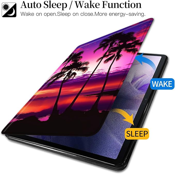 Case for Kindle Fire 7 Tablet (12th Generation 2022 Release) Baseball Theme 360 Degree Rotating Stand Protective Cover with Auto Sleep/Wake for Fire 7 2022 Tablet
