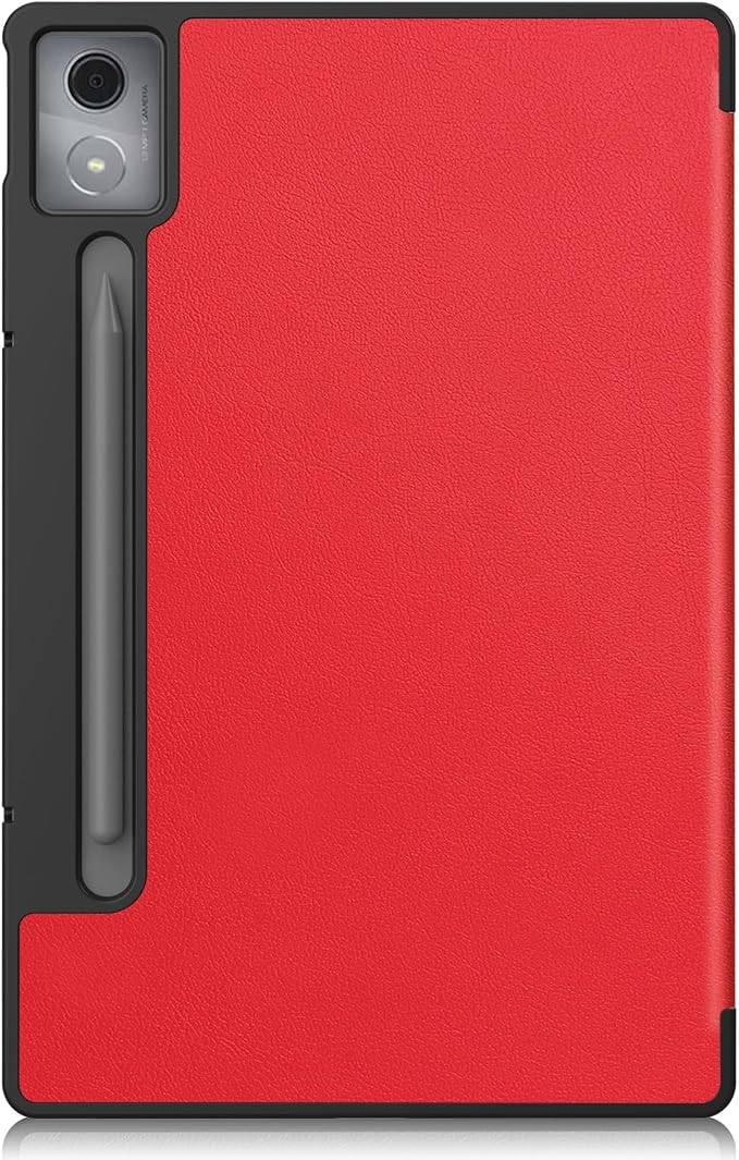 Gylint PU Leather Case for Lenovo Idea Tab Pro/Xiaoxin Pad Pro 12.7 Inch 2025 Ultra Thin Folding Folio Stand Protective Cover Black