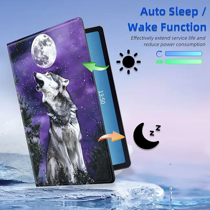 for Amazon Fire Max 11 2023 Release Table Case 11'' Rotating Auto Wake Sleep Leather Table Case for Amazon Fire Max 11 2023 Release Stand Bird Flowers Design for Woman Man