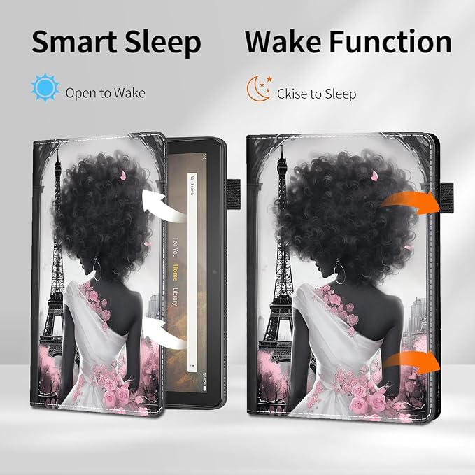 Case for Amazon Kindle Fire Max 11 Tablet (13th Generation 2023 Release) - Slim Fit Standing Cover with Auto Sleep/Wake for All-New Fire 11 Max Tablet，Enchanted Forest 2