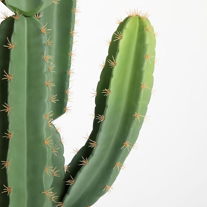 UV-Resistant Artificial Fake Cactus Plants 6ft – Large Faux Cowboy Cactus for Indoor & Outdoor Home, Office, or Garden Decor