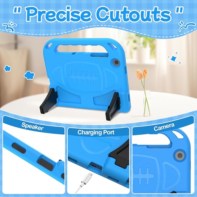 BMOUO Kids Case for Samsung Galaxy Tab A11+ Plus 11” 2026/A9+ Plus 2023 11 inch Tablet with Screen Protector Shockproof Lightweight Stand Handle Galaxy Tab A11 Plus/A9 Plus Case for Kids Black