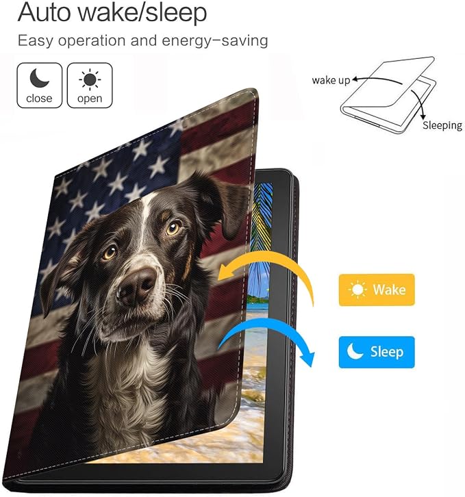 Case for iPad (A16) 11th Generation 11 Inch 2025 iPad 10th Generation 10.9 Inch 2022 Protective Leather Case Adjustable Stand Auto Wake/Sleep Smart Case - African American Girl