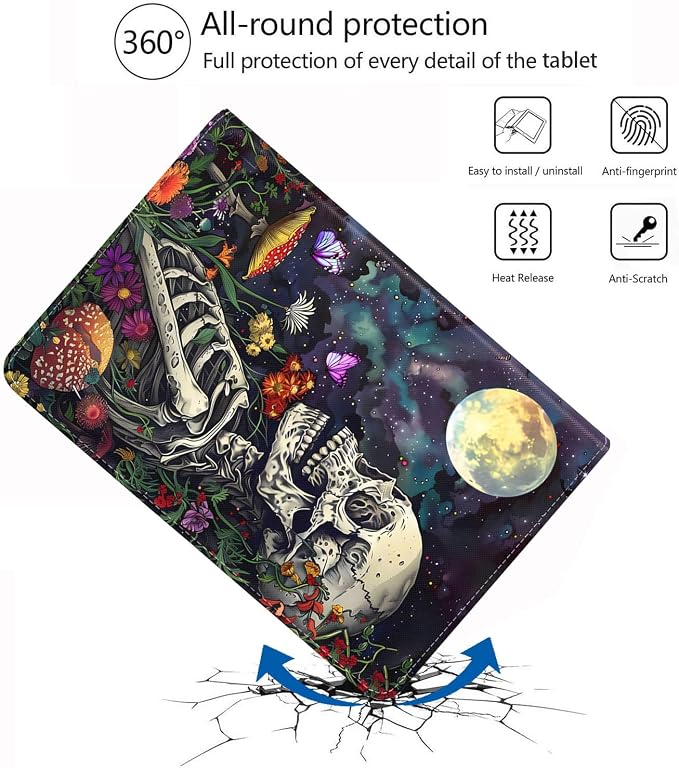 for iPad mini 7 (A17 Pro) 2024 Case/iPad mini 6 2021 Case Adjustable Stand Auto Wake/Sleep Smart Leather Cover for iPad mini 7th/6th Generation 8.3 Inch Sloth