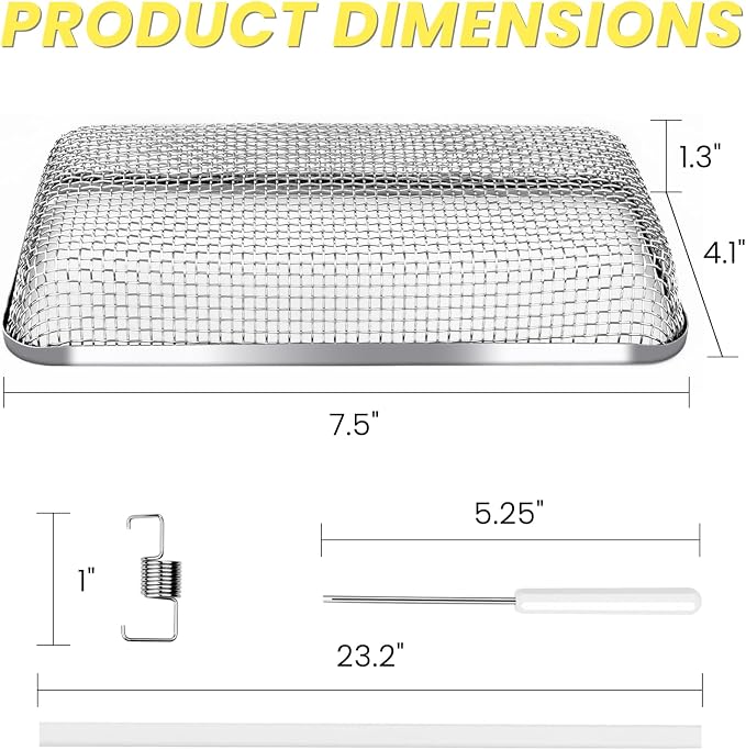 SheeChung RV Furnace Vent Screen, Flying Insect Screen Water Heater Cover