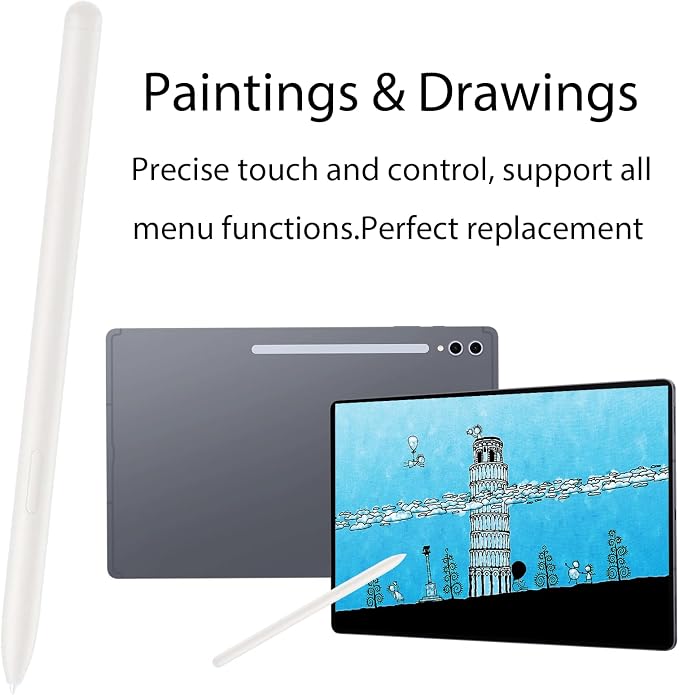 Galaxy Tab S11 Stylus Pen Replacement for Samsung Galaxy Tab S11 Ultra Stylus Pen for Galaxy Tab S11 S Pen WithoutBluetooth with Free 5 Tips (Gray)