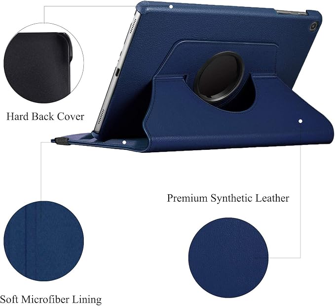 Rotating Case for Galaxy Tab A 8.0 2019 SM-T290/T295 360 Degree Rotating Stand Case Full Protective Cover for Samsung Galaxy Tab A 8.0 Inch 2019 Tablet (Model SM-T290/SM-T295) - Black