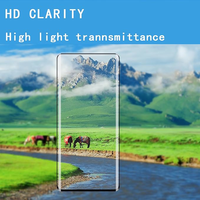 [4 Pack] Tempered Glass Screen Protector for Huawei P60 Pro | Tempered Glass Scratch Resistant Easy-Install Bubble Free Anti-Fingerprint