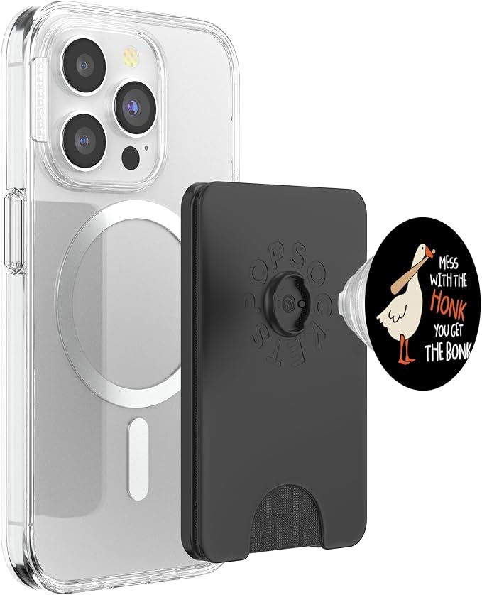 Mess With The Honk You Get Bonk Duck Goose Funny Honk PopSockets Adhesive PopGrip