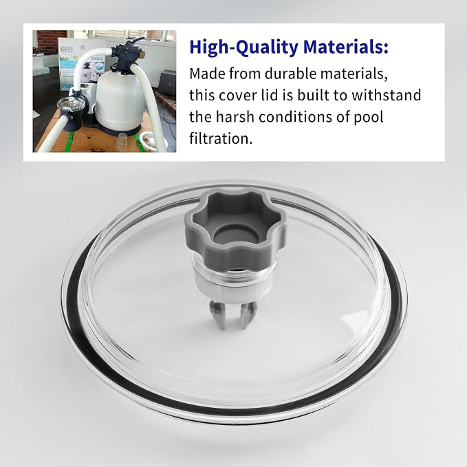 XJJ 28645EG Pool Leaf Trap Cover Lid 5 inch have O-Ring, Fit