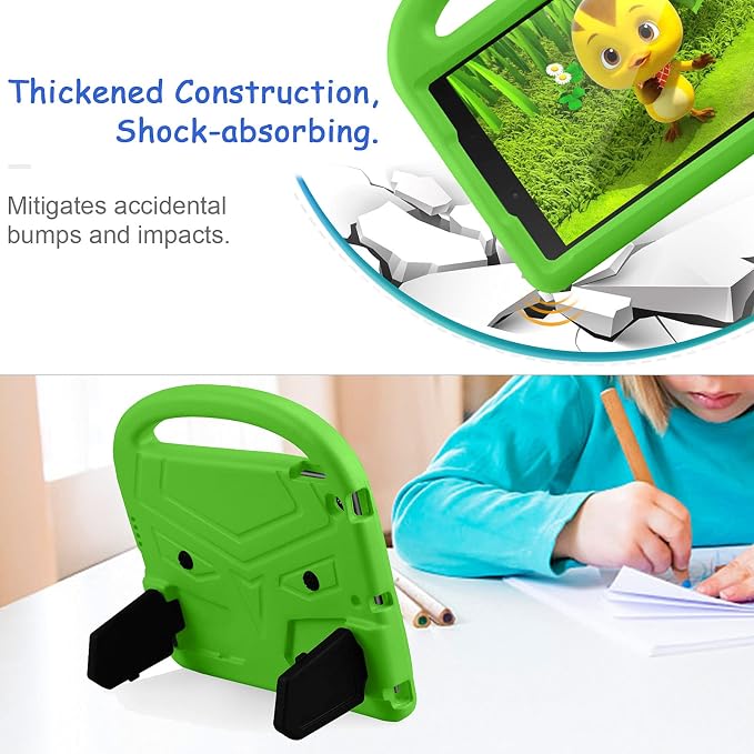 Kids Case for Samsung Galaxy Tab A 8.0 (2019) SM-T290/SM-T295 Techcircle Kid Child Safe Shock Proof EVA Rugged Protective Handle Stand Case for Galaxy Tab A 8.0 SM-T290/SM-T295 Tablet Black