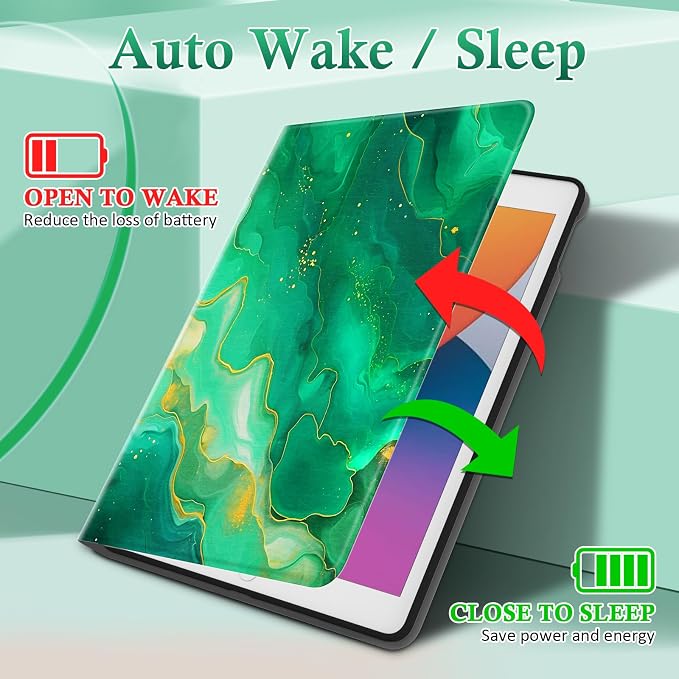 Case for iPad 6th/5th Generation 2018/2017 for iPad Air 2 2014 / Air 1 2013 9.7 inch Multi-Angle Viewing Stand 9.7 Cover Folio Auto Wake/Sleep iPad 6/5 Gen Case (Colorful Tree)
