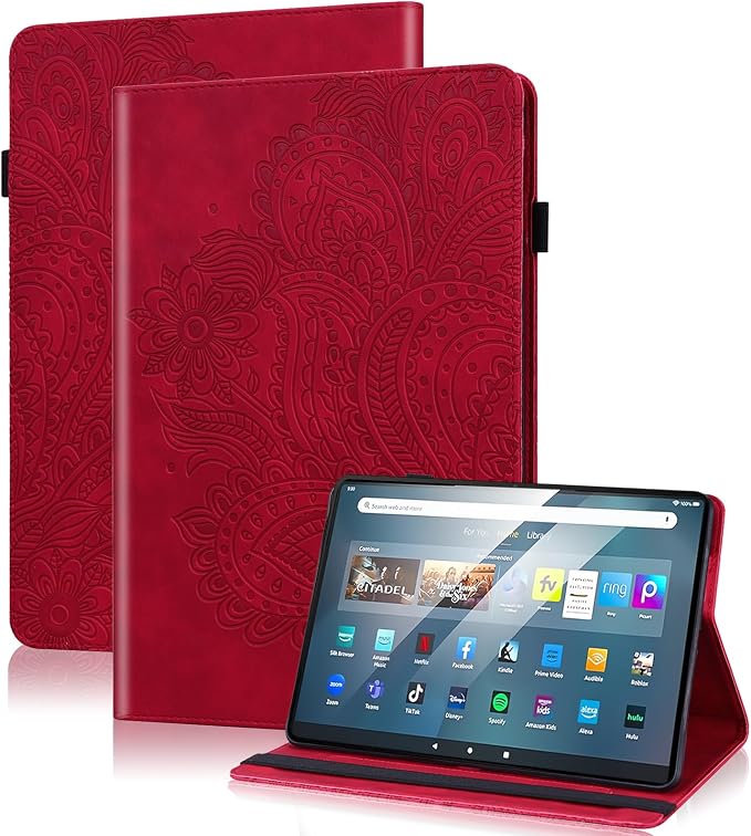 Case for Kindle Fire HD 10 &amp 10 Plus Tablet (13th/11th Generation 2023/2021 Release) - Blue