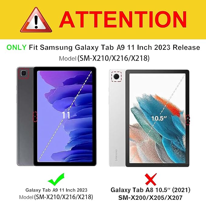 Case for Galaxy Tab A9 Plus ， Auto Sleep/Wake Multi-Angle Viewing Slim Folio Stand Cover for Samsung Galaxy Tab A9+/A9 Plus 11 Inch 2023 (SM-X210/X216/X218) Magic Mushrooms Fungus